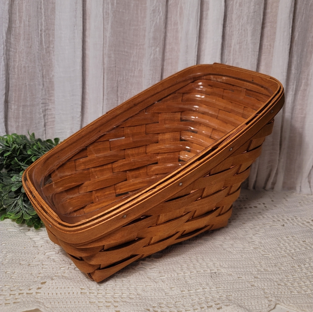 Rustic Brown Woven Basket with Oval Shape